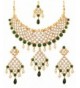 Touchstone bollywood emeralds jewelry necklace