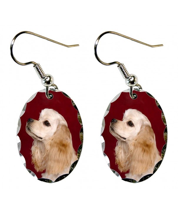 Canine Designs Spaniel Scalloped Earrings