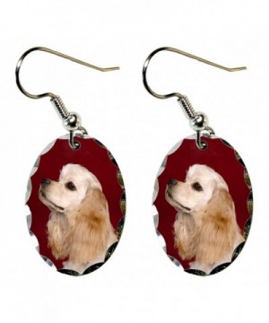Canine Designs Spaniel Scalloped Earrings