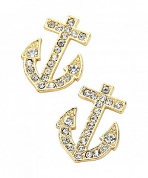 Liavys Anchor Fashionable Earrings Sparkling