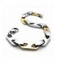 KONOV Polished Stainless Steel Bracelet