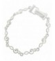 Treble Bracelet Silver Magnetic Closure