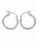 Sterling Silver Hoop Earrings 20mm