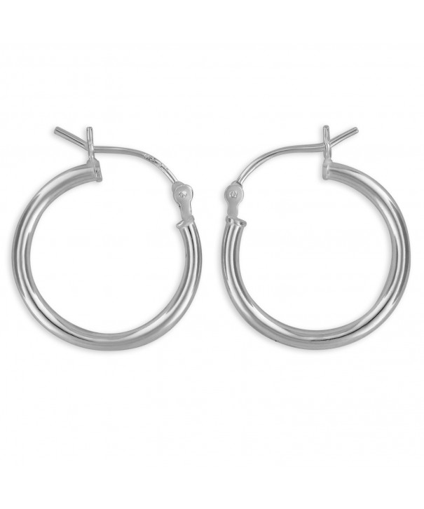 Sterling Silver Hoop Earrings 20mm