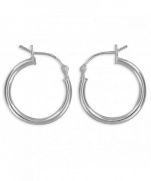 Sterling Silver Hoop Earrings 20mm