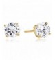 Sterling Silver Gold Toned Earrings