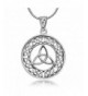 Sterling Silver Trinity Pendant Necklace