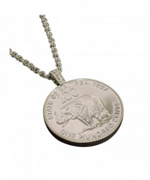 American Coin Treasures Elephant Pendant