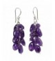 NOVICA Amethyst Cluster Earrings Sterling