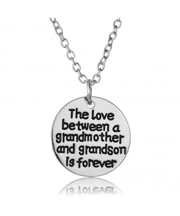 Between Grandmother Grandson Forever Necklace