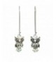 Sabai Silvertone Friends Earrings Earwires