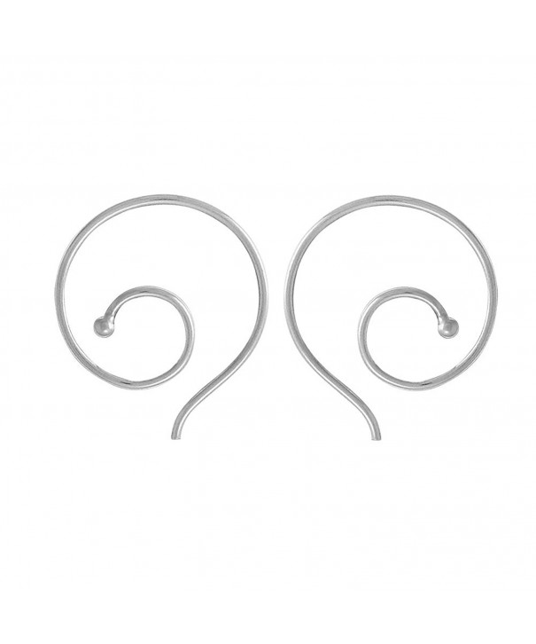 Boma Sterling Silver Through Earrings