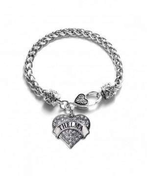 Thelma Bracelet Silver Lobster Crystal