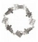 Themed Musician Bracelet Silver Magnetic