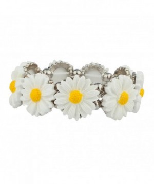 Lux Accessories Sunflower Statement Bracelet