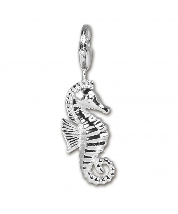 SilberDream Seahorse Sterling Charms FC1022