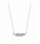 Boma Sterling Silver Feather Necklace