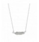 Boma Sterling Silver Feather Necklace