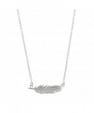 Boma Sterling Silver Feather Necklace