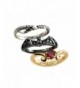 Elviras Stacking Ring Set Serpent