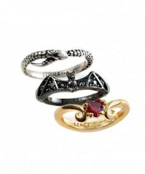 Elviras Stacking Ring Set Serpent