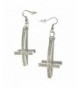 Inverted Crystal Gothic Satanic Earrings