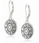 Napier Global Silver Tone Leverback Earrings