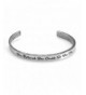 Womens Inspirational Lead Free Pewter Bracelet