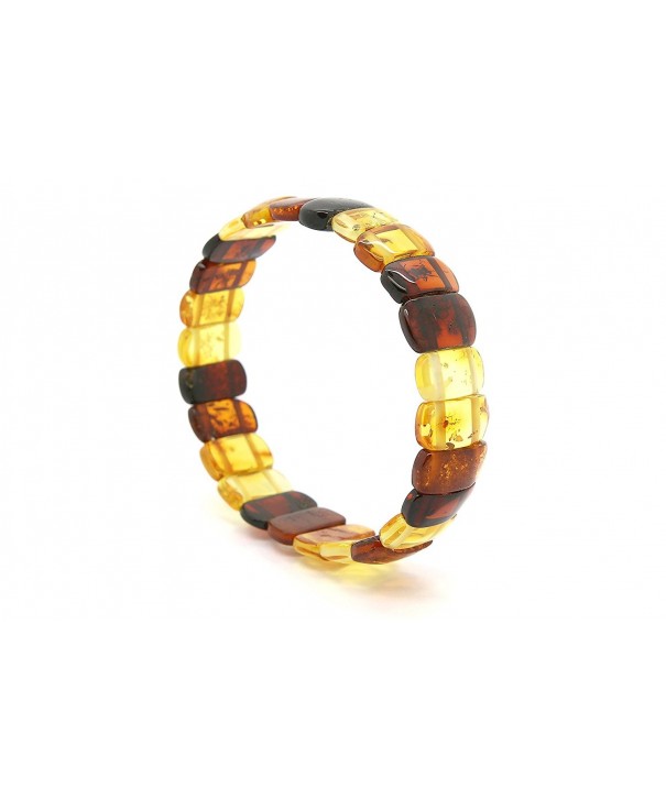 Genuine Natural Multicolored Stretch Bracelet