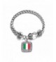 Italian Classic Silver Crystal Bracelet