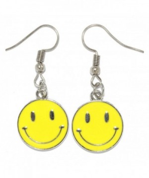 Dangle Earrings Smiley Circle AnsonsImages