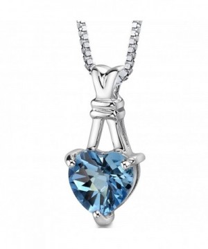 Carats Pendant Necklace Sterling Rhodium