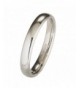 White Tungsten Wedding Band Comfort