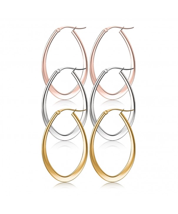 Earring UHIBROS Stainless Teardrop Hypoallergenic