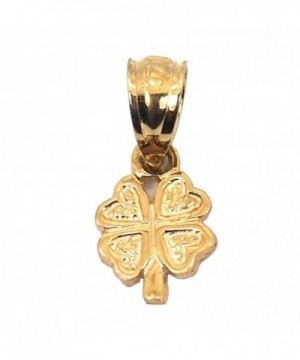 Four Leaf Clover Charm Gold