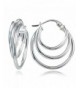 Hoops Loops Sterling Silver Earrings