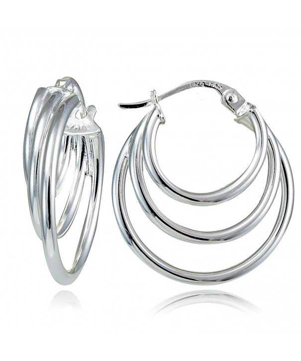 Hoops Loops Sterling Silver Earrings