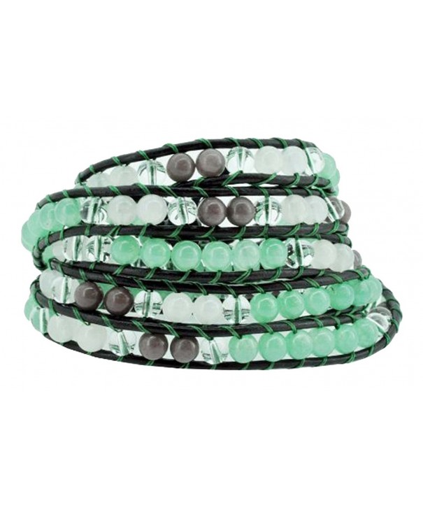 Stackable Wrap Bracelet Simulated Transparent