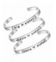Personalise Stainless Bridesmaid Friendship 3pcs Silver Sister