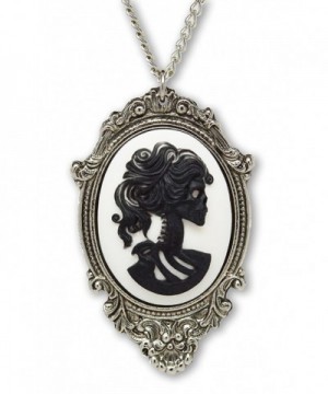 Gothic Lolita Skull Pendant Necklace