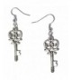 Filigree Dangle Silver Plated Earrings