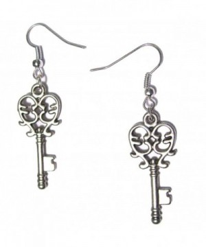 Filigree Dangle Silver Plated Earrings