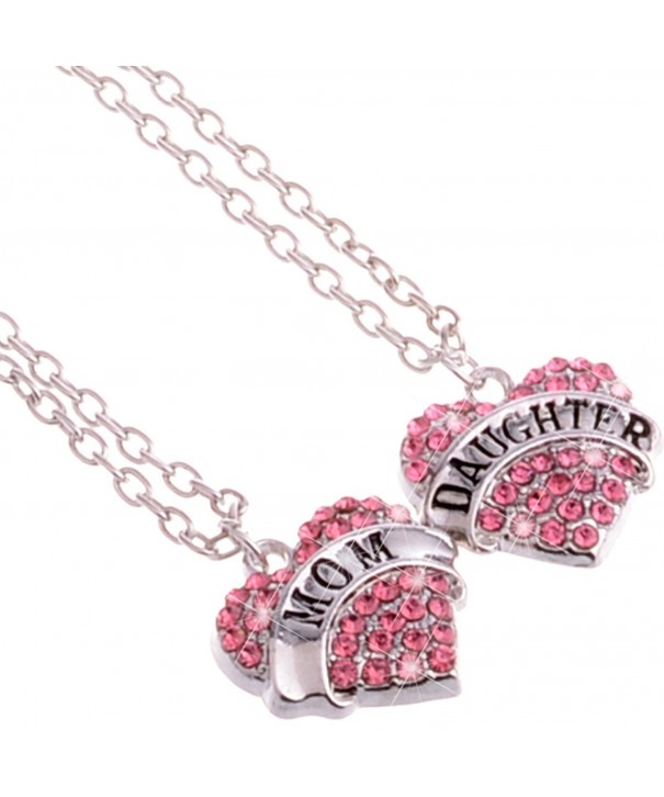 Daughter Crystal Pendant Necklace Mother