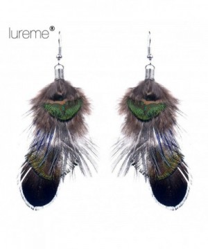 Multicolored Peacock Bohemian Earrings 02003503