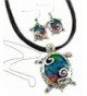DianaL Boutique Colorful Enameled Necklace