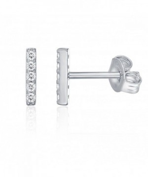 PAVOI CZ Stud Earrings Plated