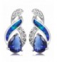 Sterling Silver Earring Sapphire Jewelry