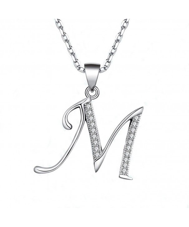 JUFU Fashion sterling Alphabet Necklace