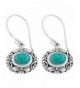 Artisanica Turquoise Sterling Silver Earrings