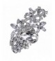 SANWOOD Waterdrop Rhinestone Crystal Breastpin